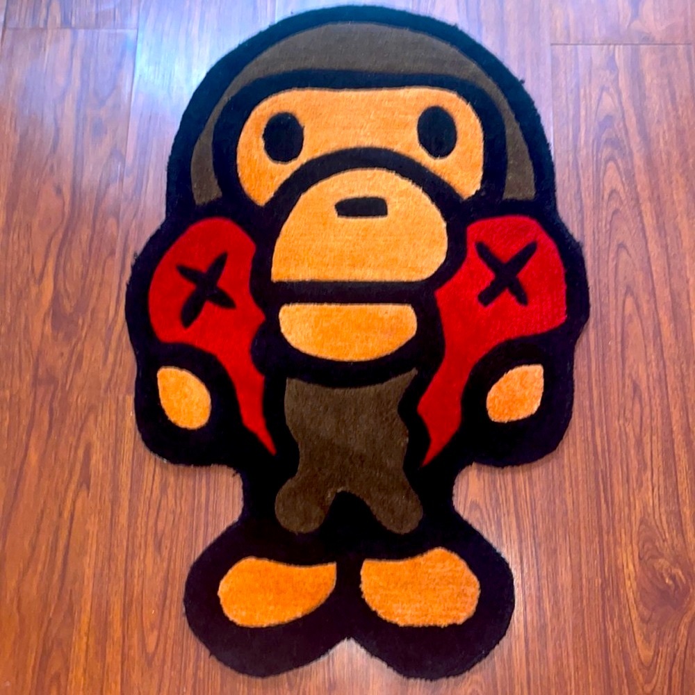 Bathing Ape Heartbreak Door Mat Floor Rug